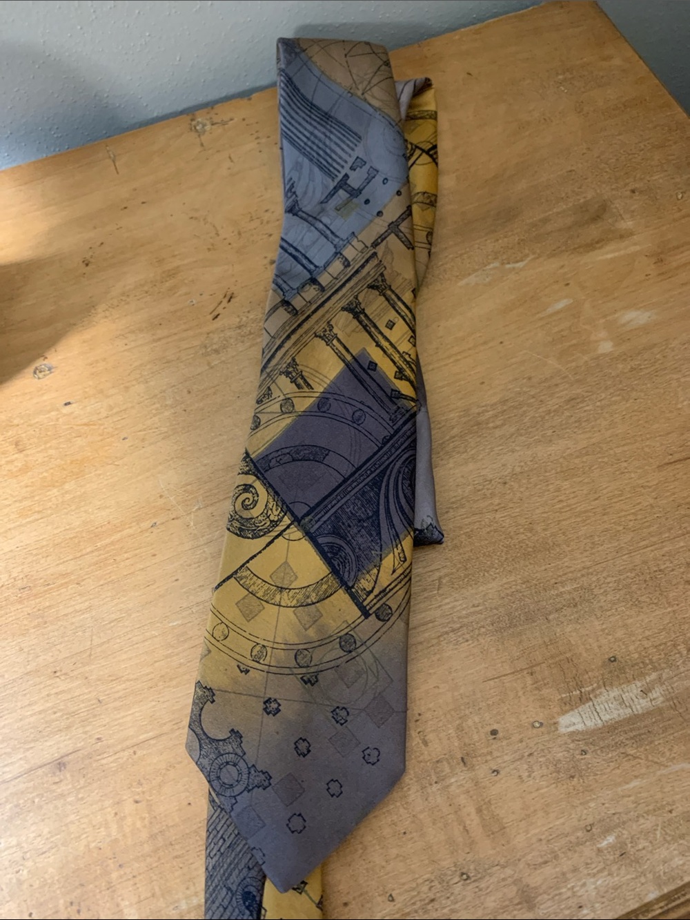 Neil Bottle hand painted silk tie